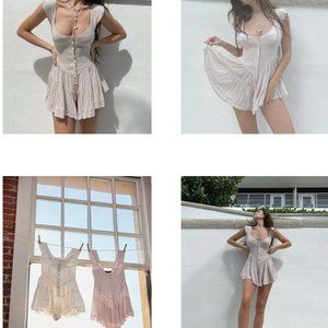 Vanessa Mooney The Elisabeth Romper Dress